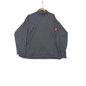 Cav Empt Mesh Turtleneck Mens XL Gray Excellent Contrast Stitch Streetwear